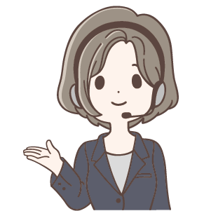 案内をする女性スタッフ