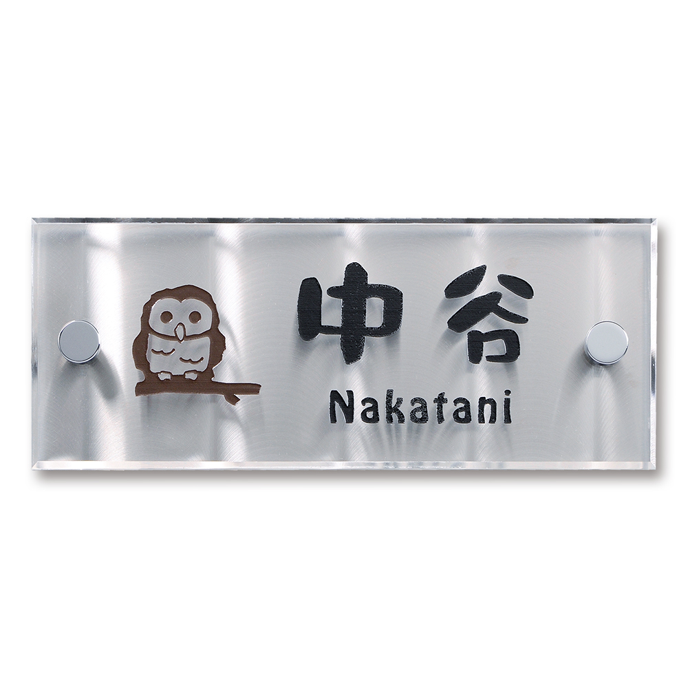 表札 ディライト dayligt クリアアクリル